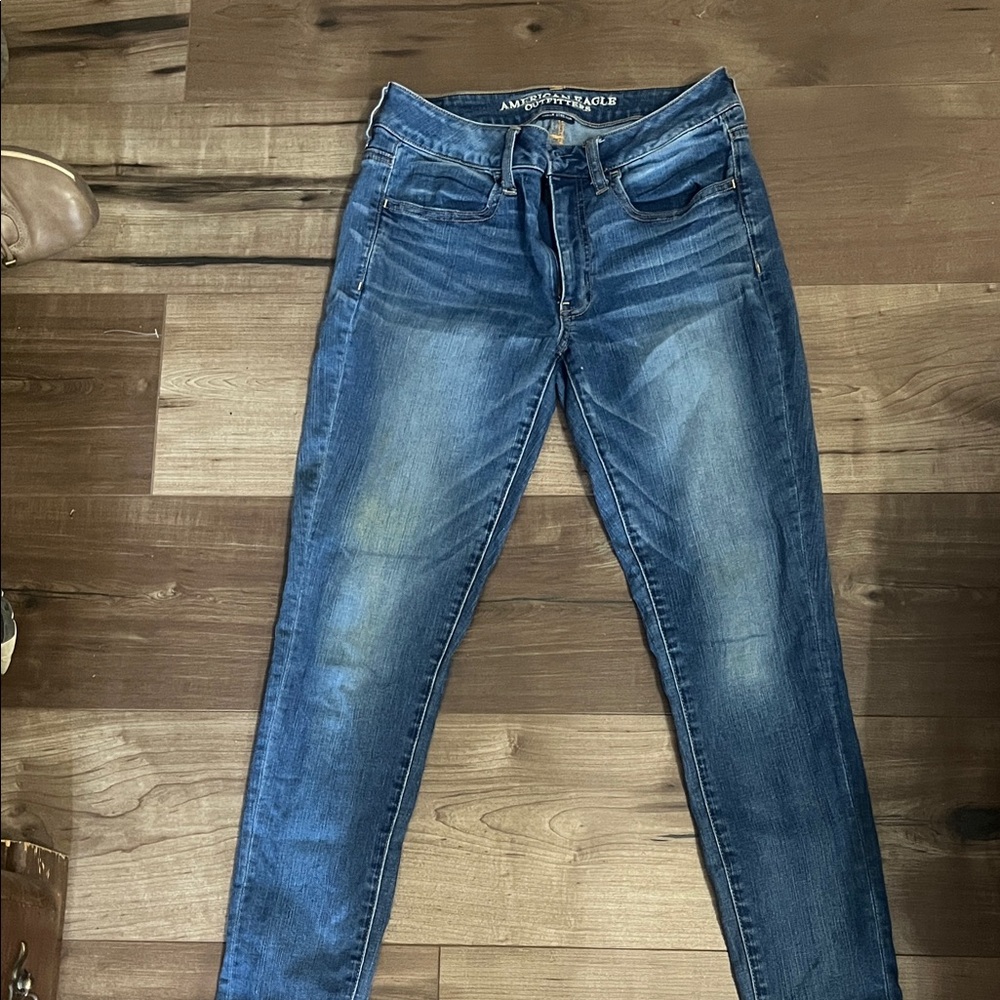 American Eagle Outfitters Dark Blue Denim